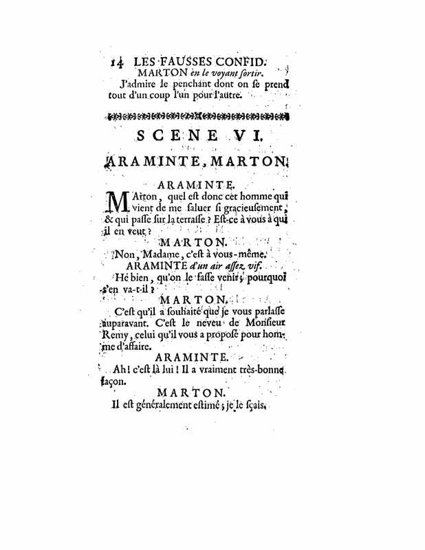 1738 : Les fausses confidences