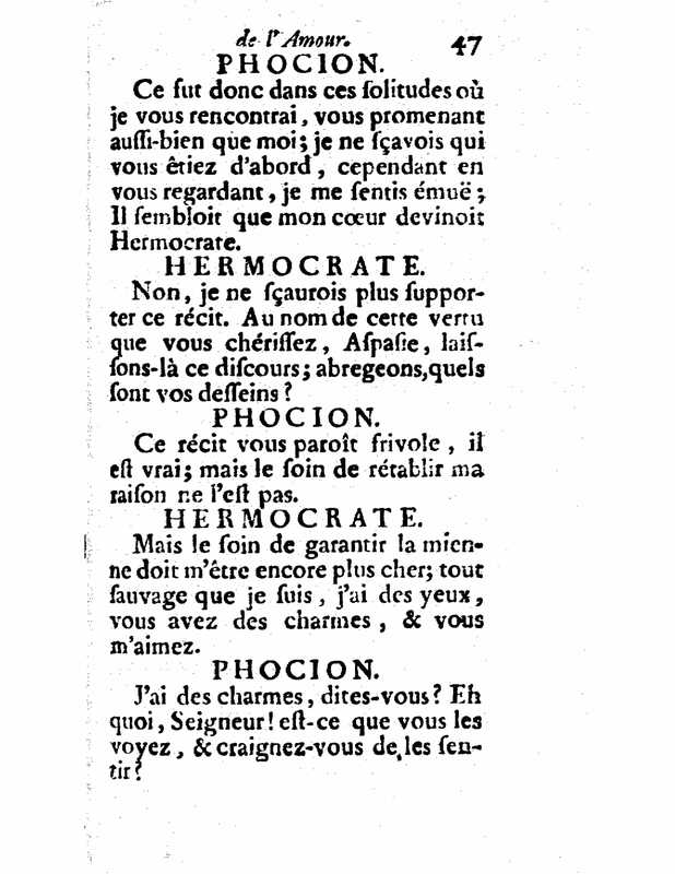 1732 : Le triomphe de l’amour