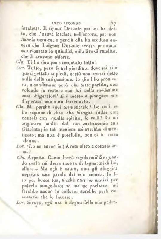 1829 : Le false confidenze [Salvatore Fabbrichesi, 1816]