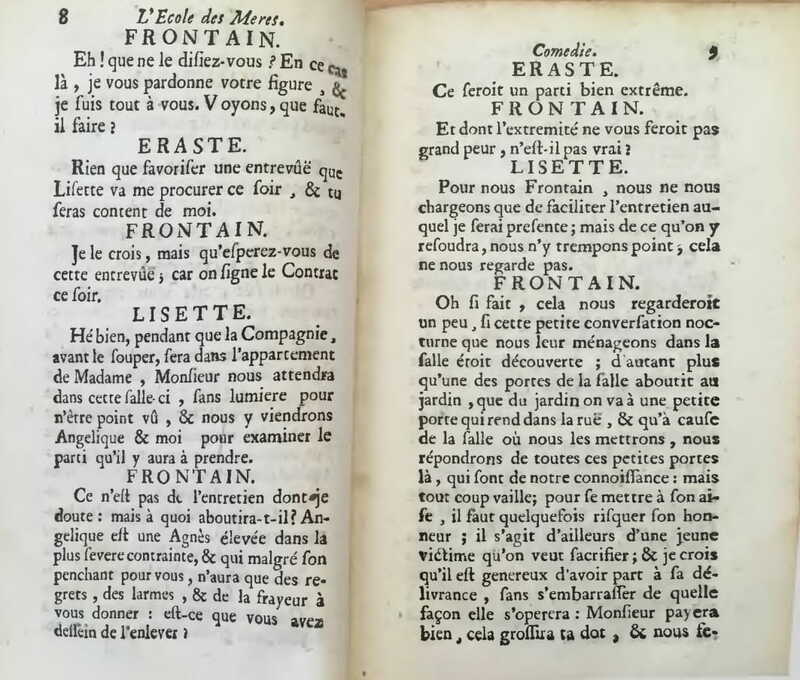1732 : L’école des mères