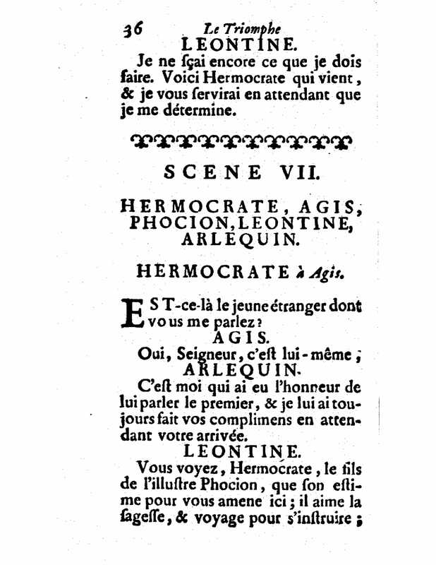 1732 : Le triomphe de l’amour