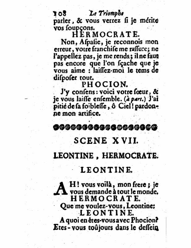 1732 : Le triomphe de l’amour