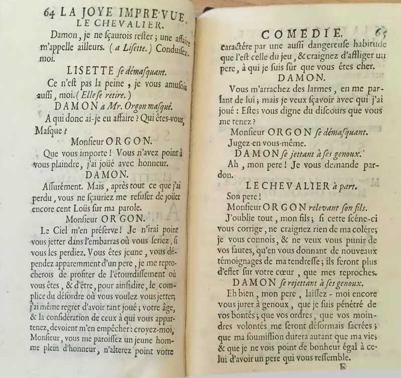 1738 : La joye imprévue