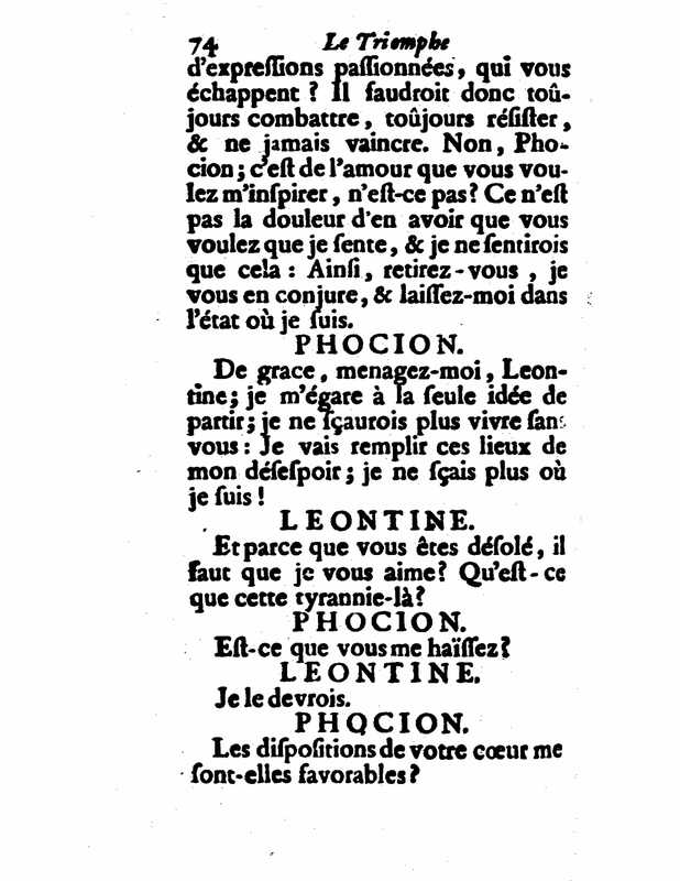 1732 : Le triomphe de l’amour
