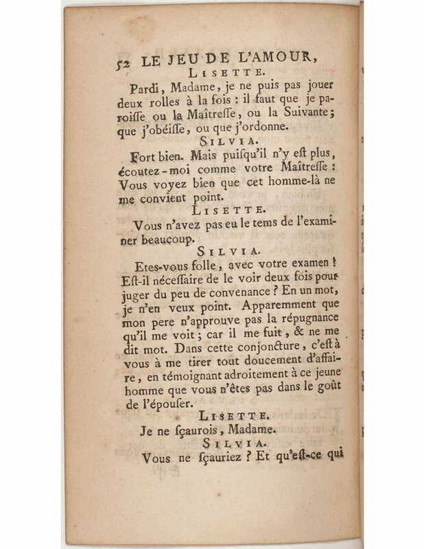 1730 : Le jeu de l’amour et du hasard
