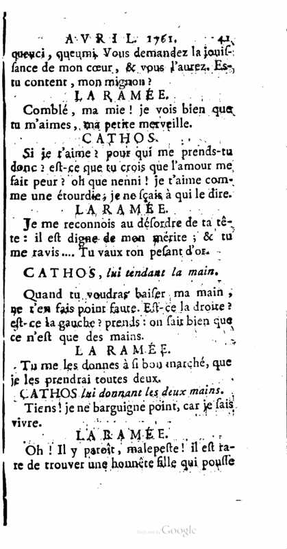 1761 : La provinciale