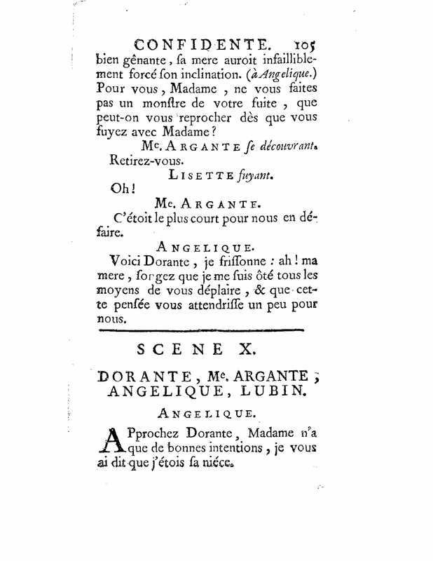 1735 : La mère confidente