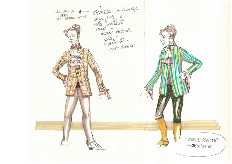 2012 : Il gioco dell’amore e del caso, (Piero Maccarinelli) costumes (maquettes)