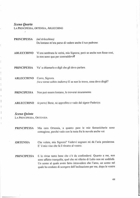 1997 : Il principe travestito (Cristina Pezzoli)