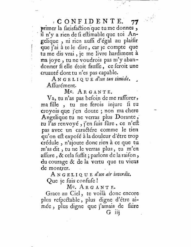 1735 : La mère confidente