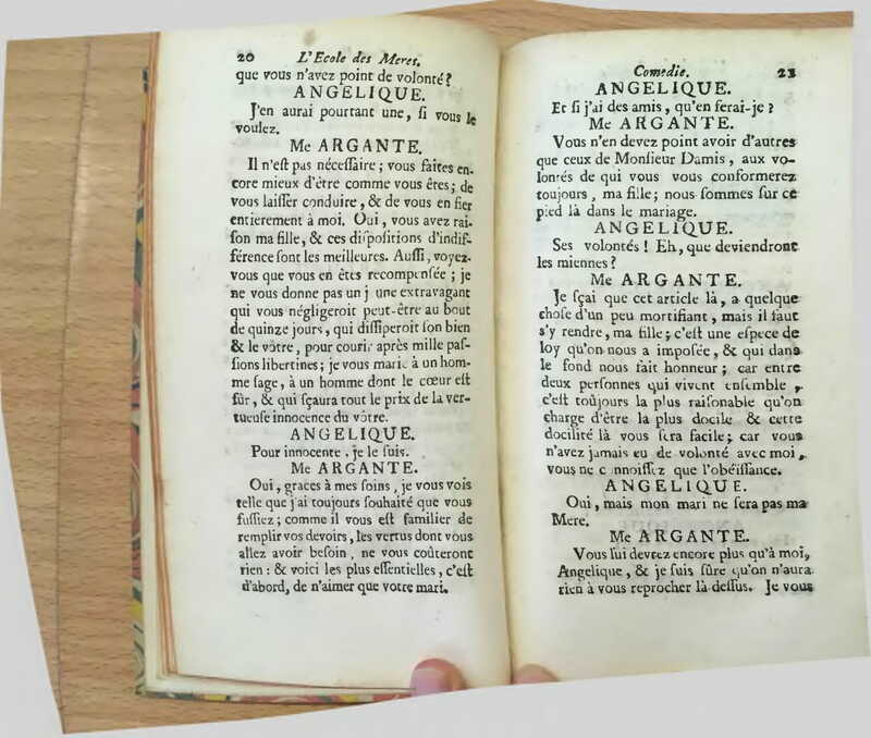 1732 : L’école des mères