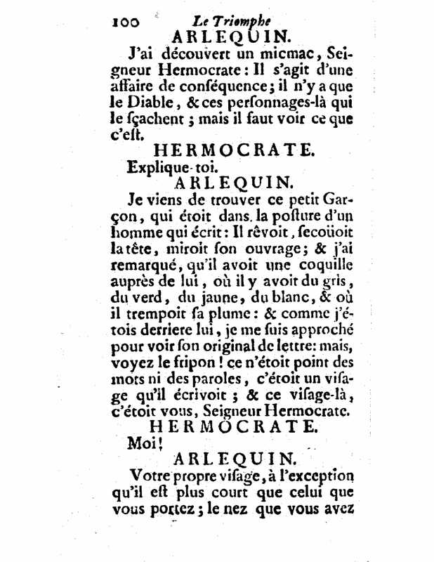 1732 : Le triomphe de l’amour