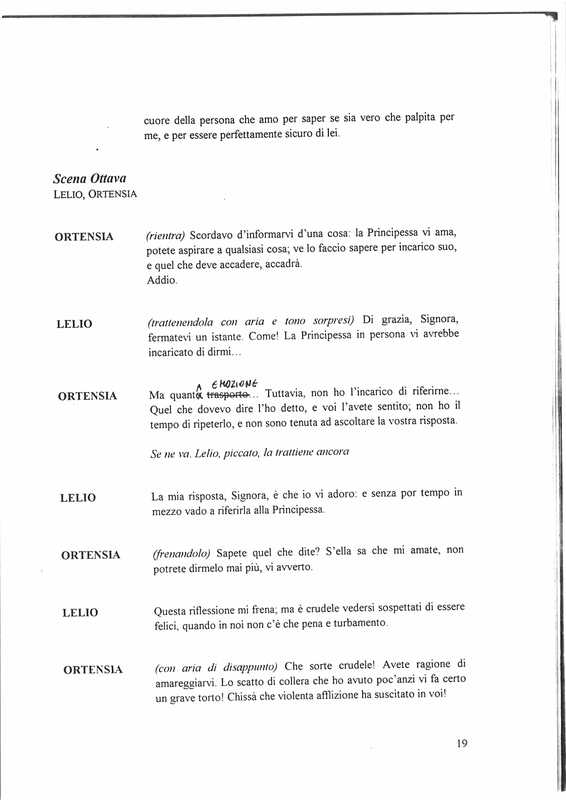 1997 : Il principe travestito (Cristina Pezzoli)