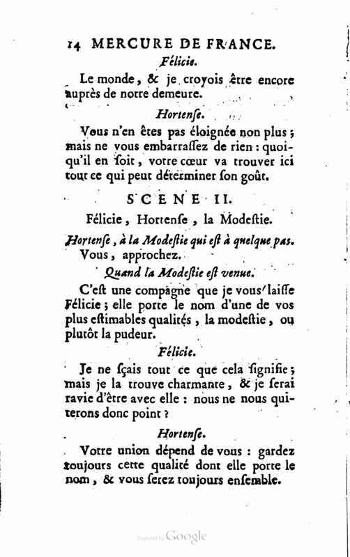 1757 : Félicie