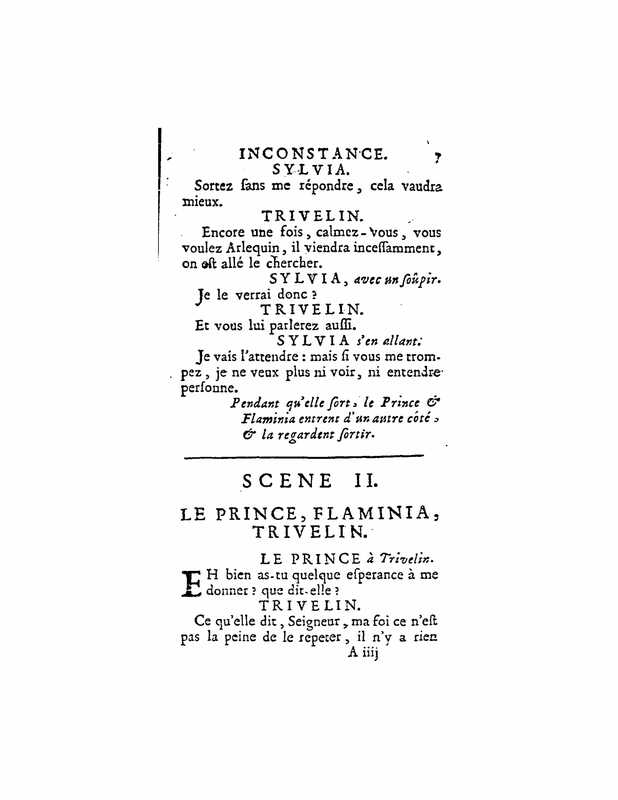 1724 : La double inconstance
