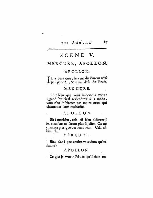 1732 : La réunion des amours