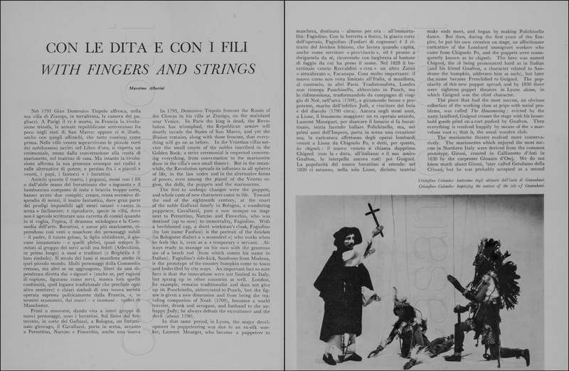 1971 : La finta serva ovvero il furbo punito, Programme du Festival de Spoleto