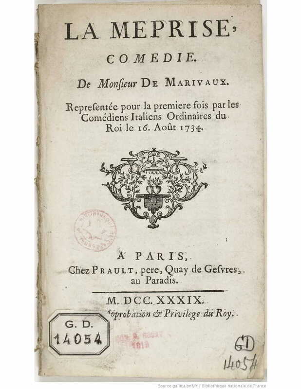 1739 : La méprise