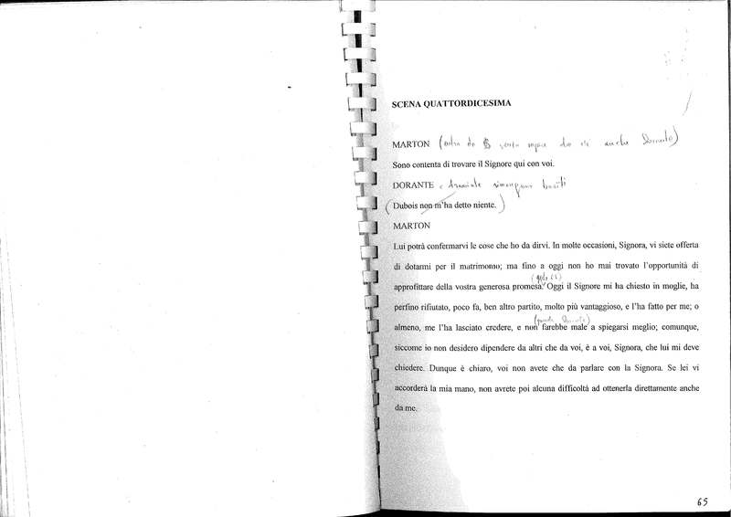 1998 : Le false confidenze (Toni Servillo)