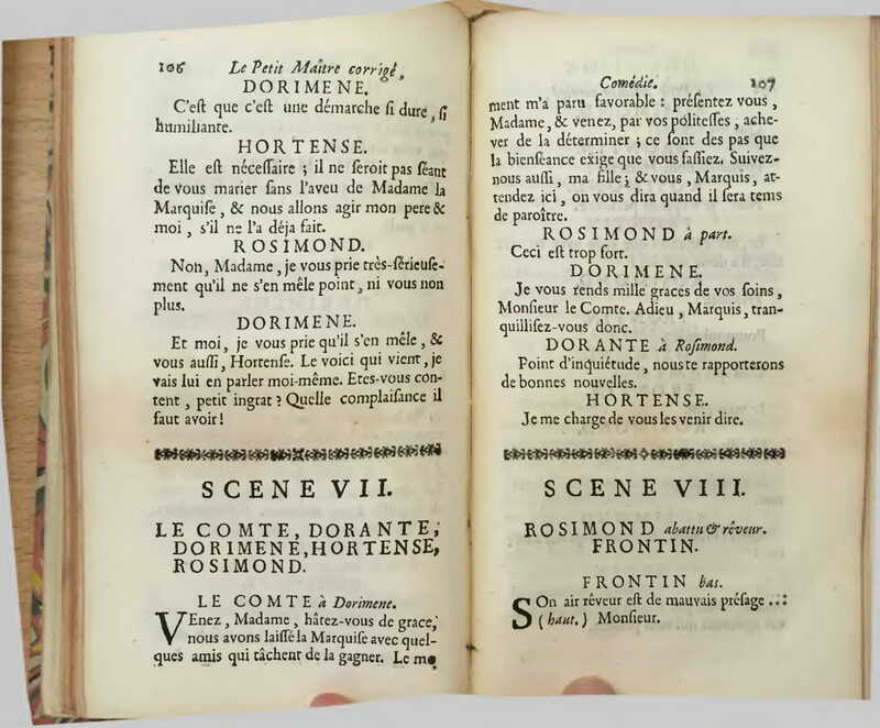 1739 : Le petit-maître corrigé