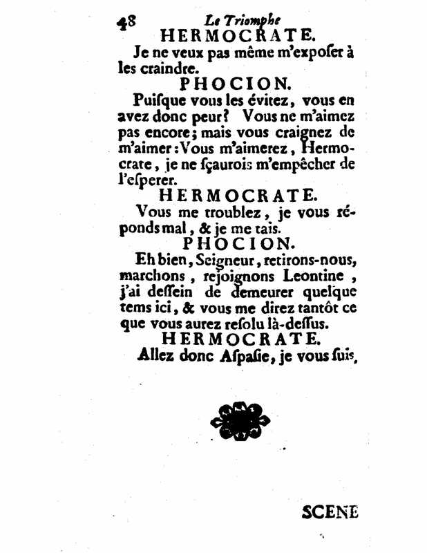 1732 : Le triomphe de l’amour
