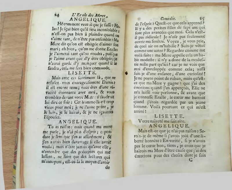 1732 : L’école des mères