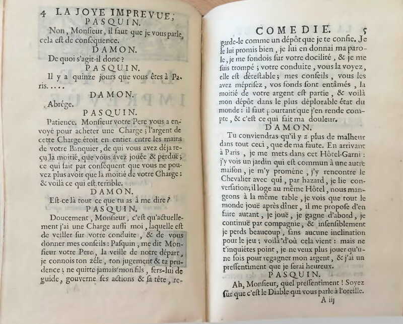 1738 : La joye imprévue