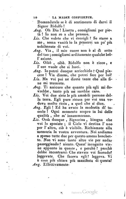1825: La madre confidente (anonyme)