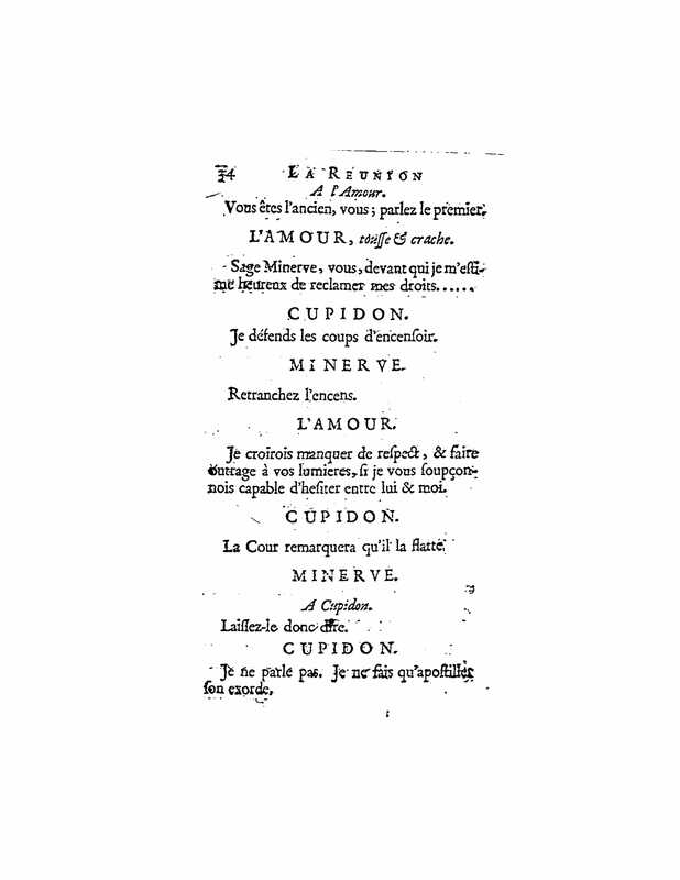 1732 : La réunion des amours