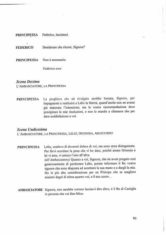 1997 : Il principe travestito (Cristina Pezzoli)