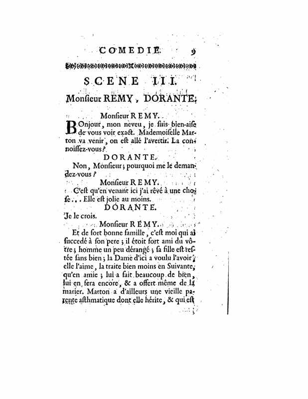 1738 : Les fausses confidences