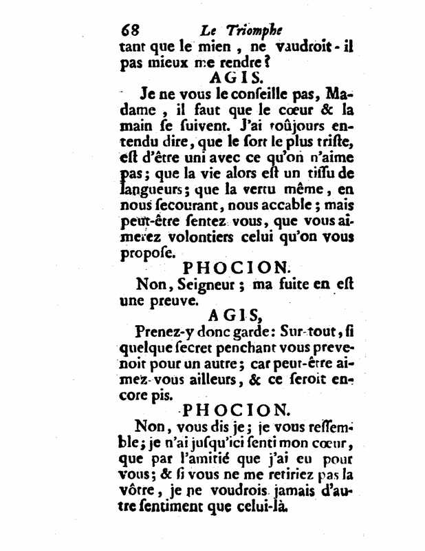 1732 : Le triomphe de l’amour