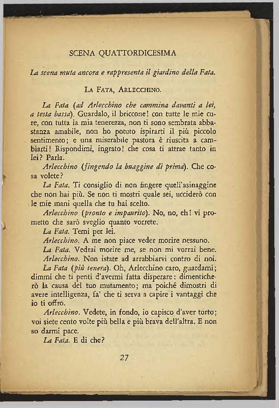 1944 : Arlecchino dirozzato dall’amore (Corrado Tumiati)