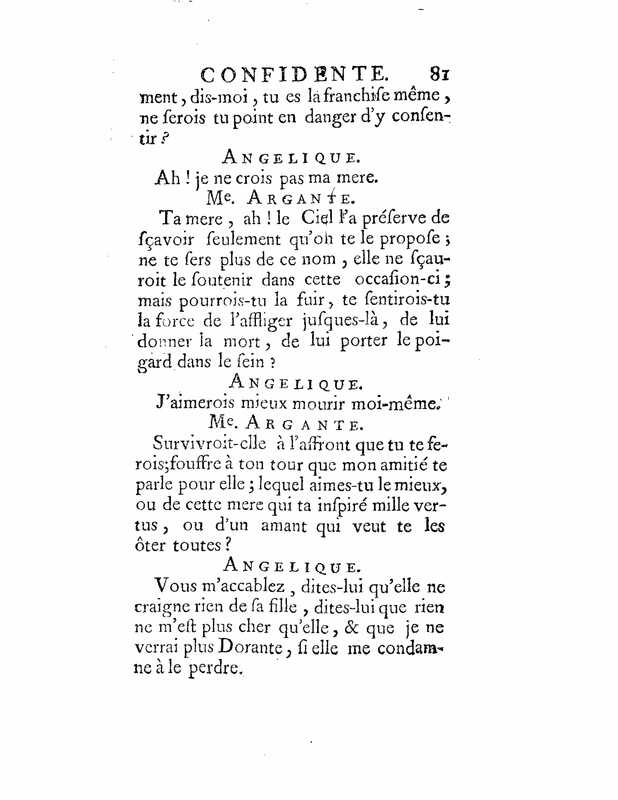 1735 : La mère confidente