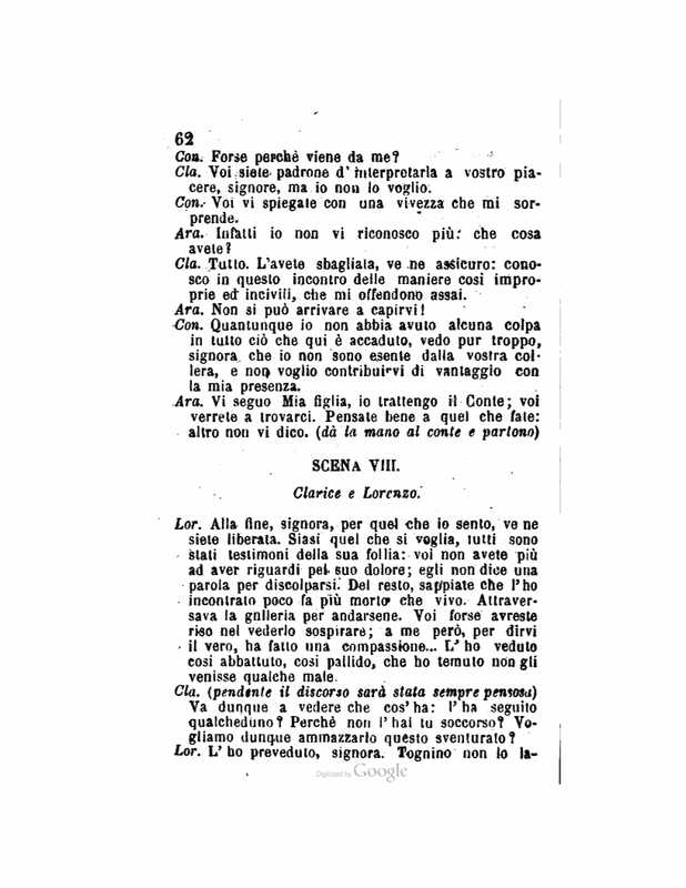 1872 : Le false confidenze