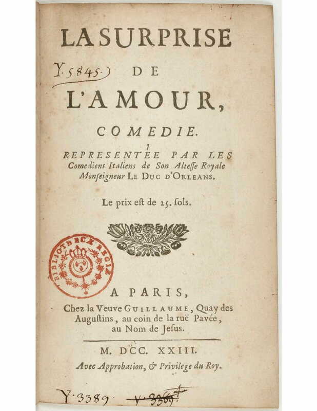 1723 : La surprise de l’amour