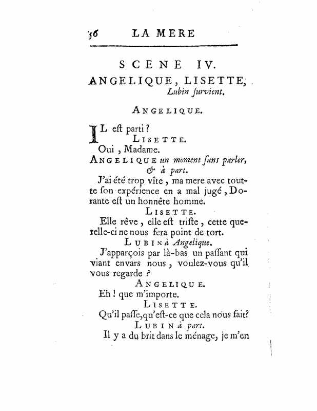 1735 : La mère confidente