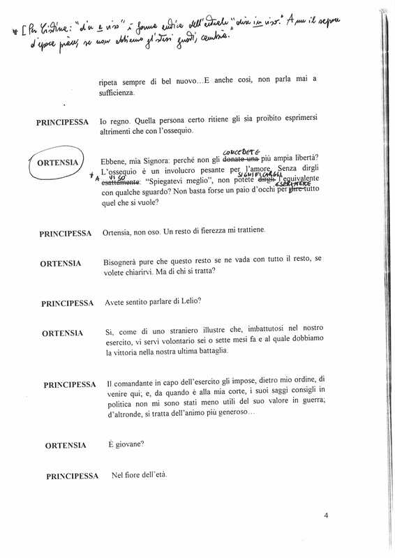 1997 : Il principe travestito (Cristina Pezzoli)