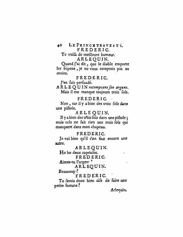 1727 : Le prince travesti