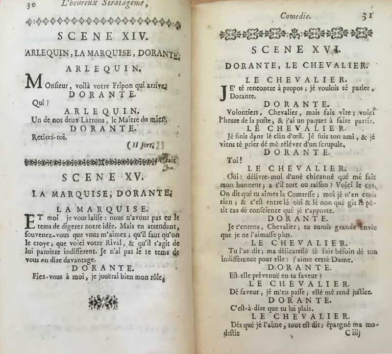 1733 : L’heureux stratagème