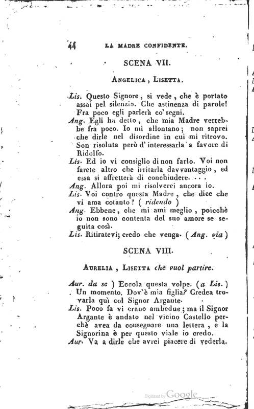 1825: La madre confidente (anonyme)