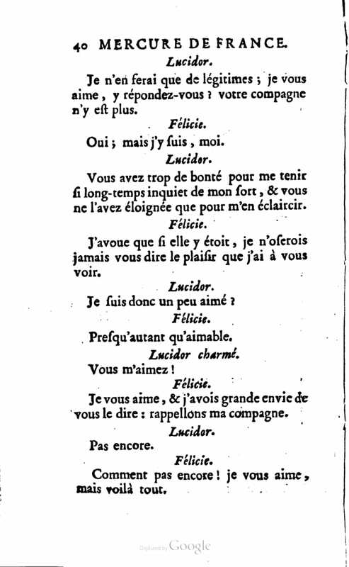 1757 : Félicie