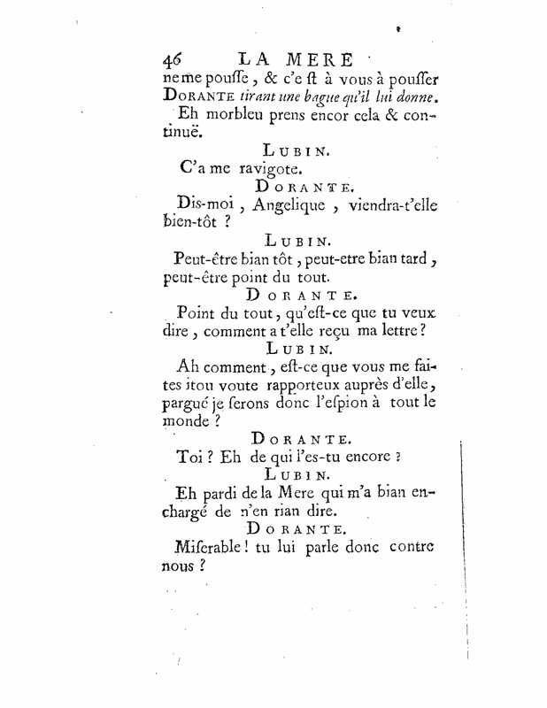 1735 : La mère confidente