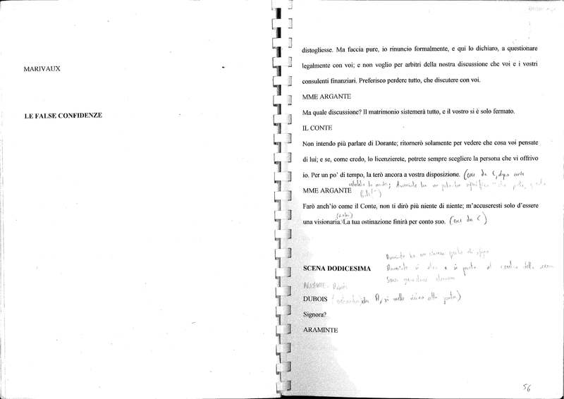 1998 : Le false confidenze (Toni Servillo)