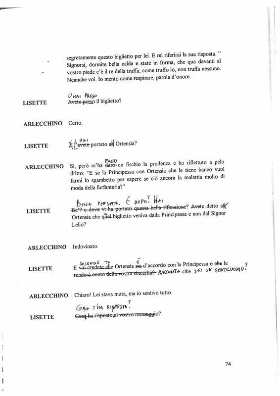 1997 : Il principe travestito (Cristina Pezzoli)