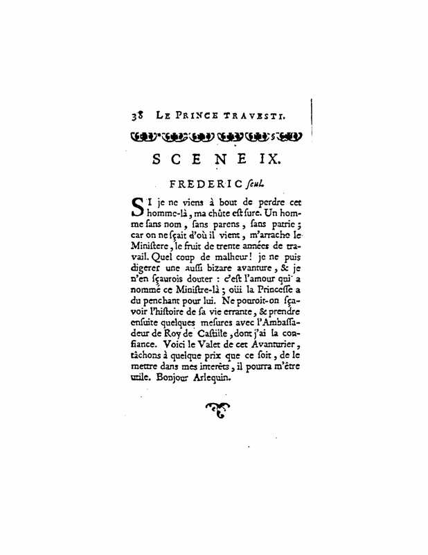 1727 : Le prince travesti