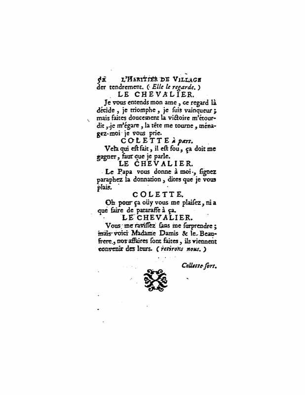 1729 : L’héritier de village