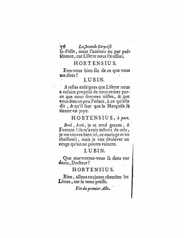 1728 : La seconde surprise de l’amour