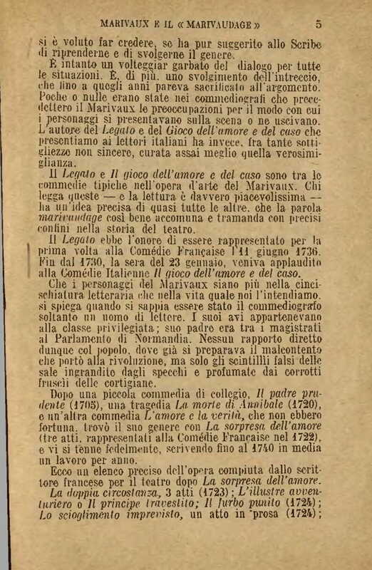 1907 : Il legato (Felicina Sacchetti Parvis)