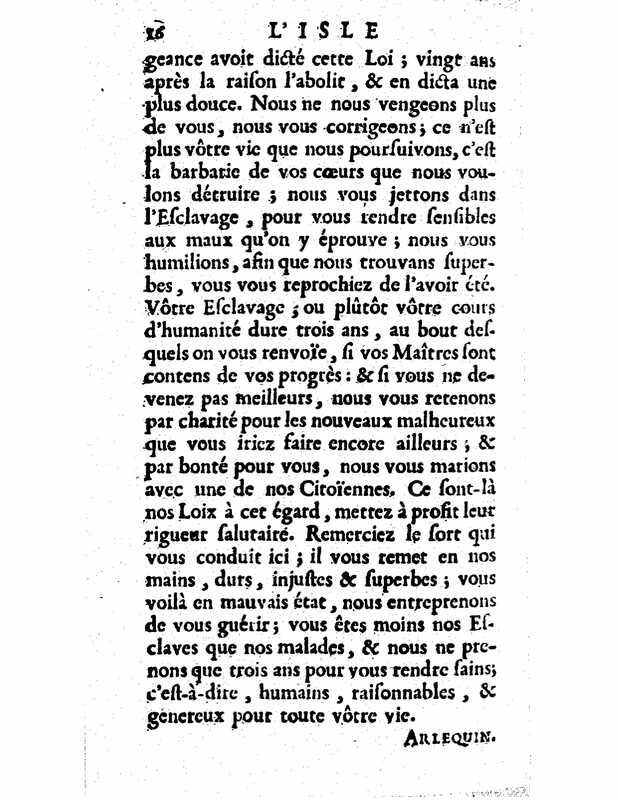 1725 : L’île des esclaves
